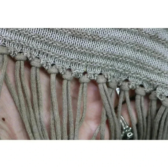 Chico's Women's Fringed Pullover Sweater-Size 2(Large-12)-Textured and Soft - Picture 5 of 8